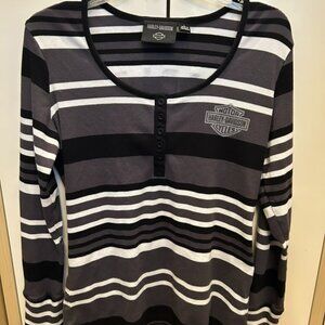 Women's Harley Davidson henley